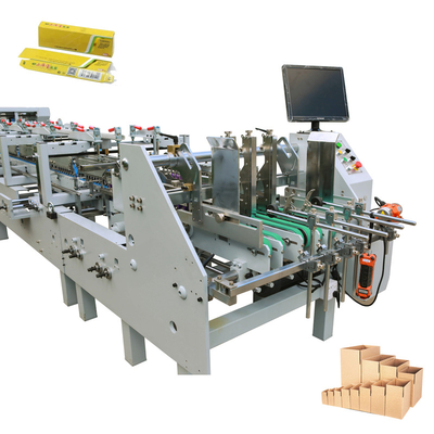 High Efficiency Automatic Mini Food Crayon Box Paper Lunch Box Machine For Small Box Making Forming Machine