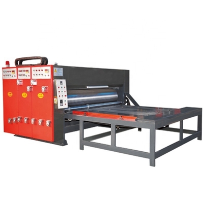Corrugated Cardboard Box Making Machine Line Two Driver Flexo Color Printer Slotter Machine, RS4 for Corrugated Cardboard