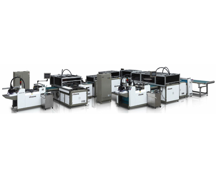 QZFM-700 factory automatic computer box making machine to make carton cases folder making machine
