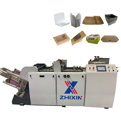 High Quality Automatic Food Paper Box Making Box Erector Machine Maker
