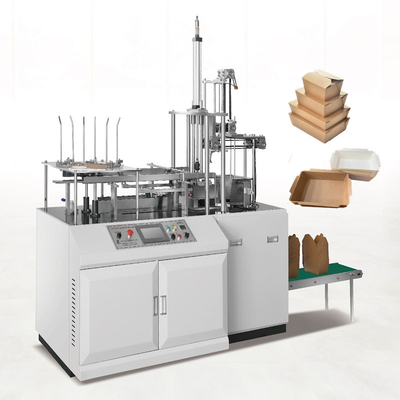 Automatic produce paper industry ZX-RB PE coated paper box thermoforming machine / take away box craft paper box making machine