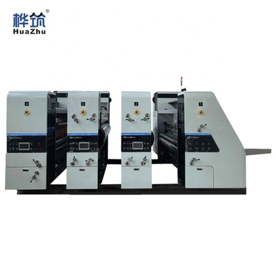 Automatic Food Roll To Roll Rotary Die Cutter Slotter Printer Machine For Corrugated Cardboard Box Making